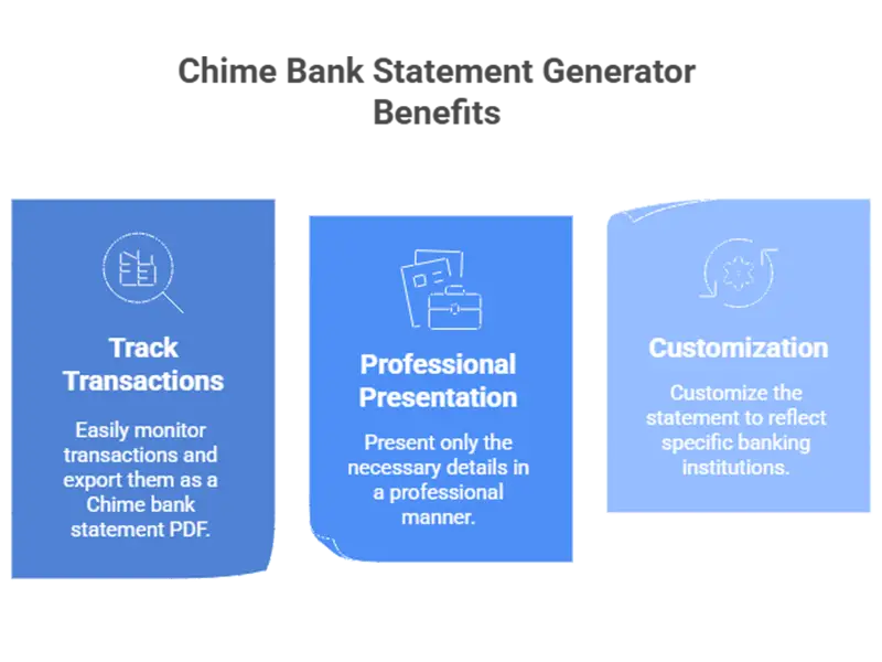Chime Bank Statement Generator PDF